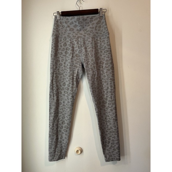 Beyond Yoga Pants - Beyond Yoga Leopard Print Athletic Leggings Ankle Size Large High Rise Compress